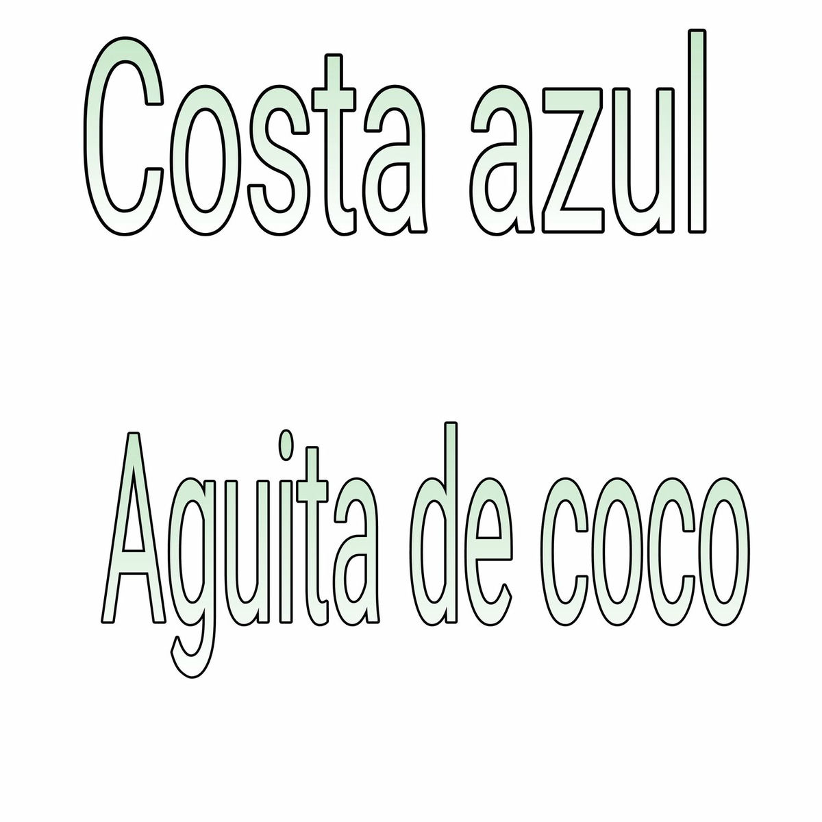 Album cover of Aguita de coco