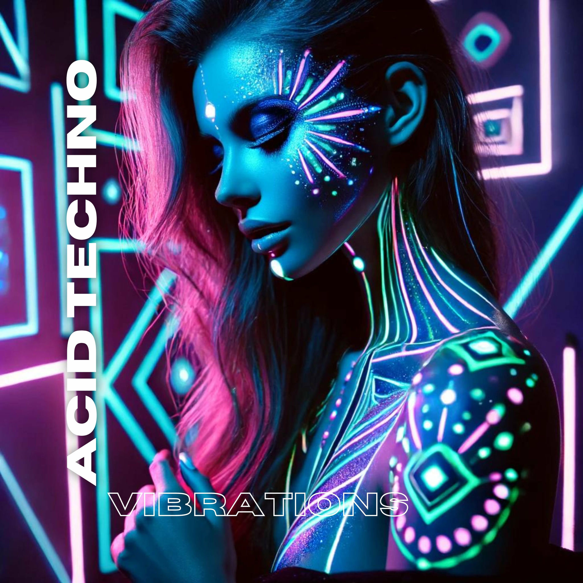 Album cover of Acid Techno Vibrations: Electric Pulse of the Dancefloor