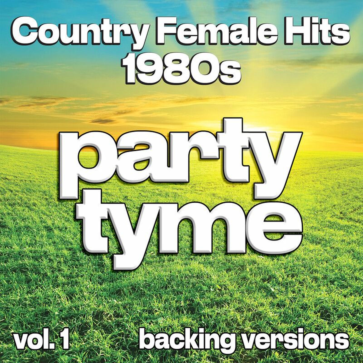 Album cover of Country Female Hits 1980s, Vol. 1 (backing)