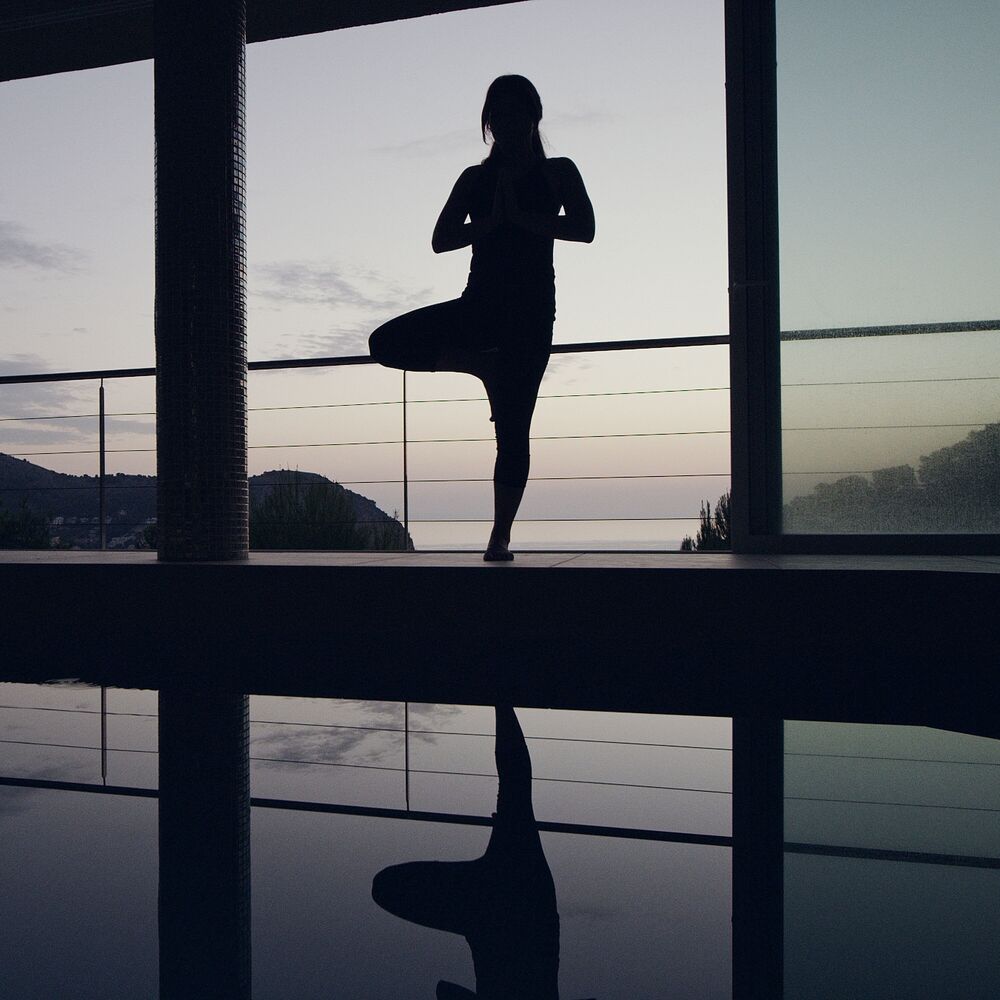 Picture of Stormy Yoga Flow: Serenade for Balance with Chill Sounds