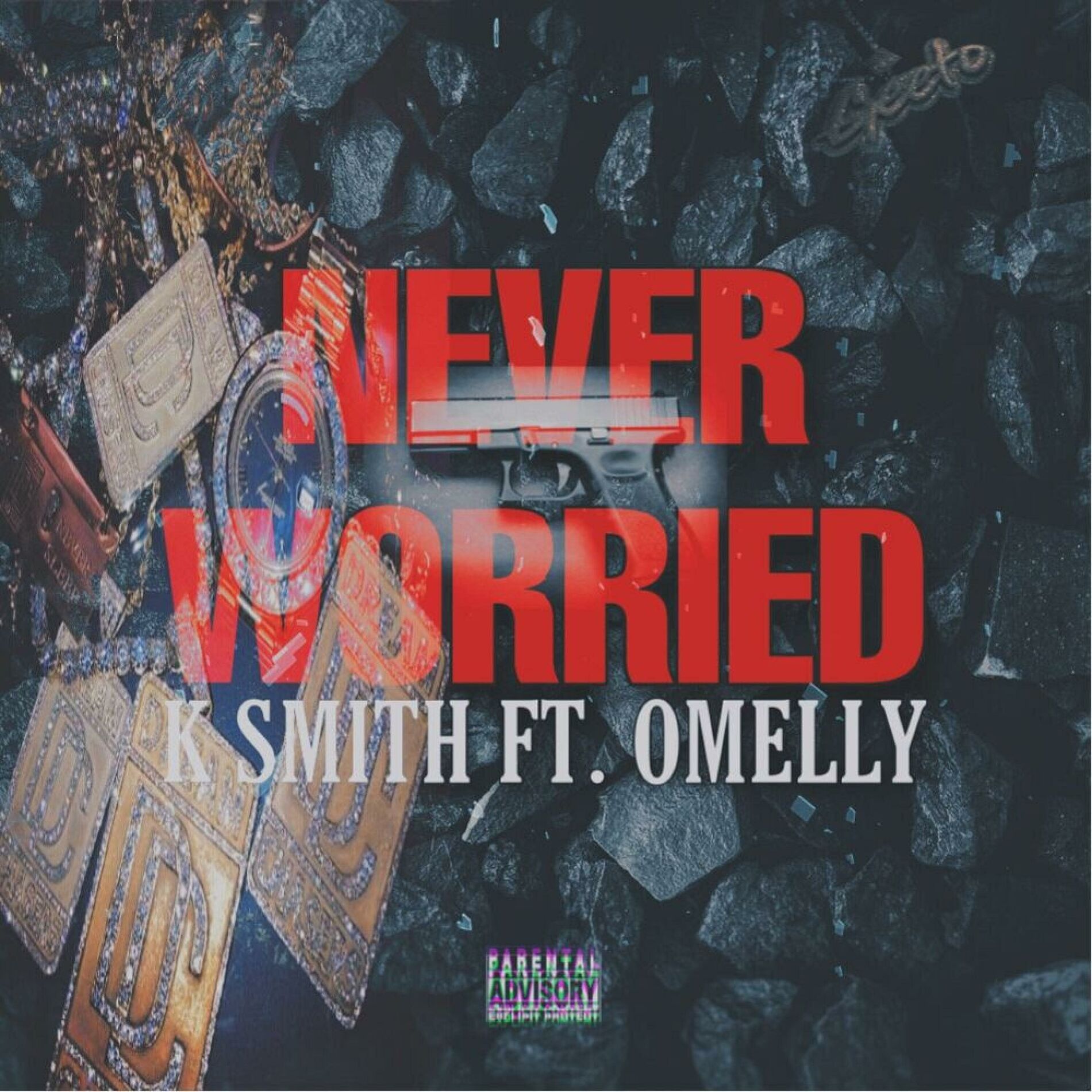 Album cover of Never Worried (feat. Omelly)