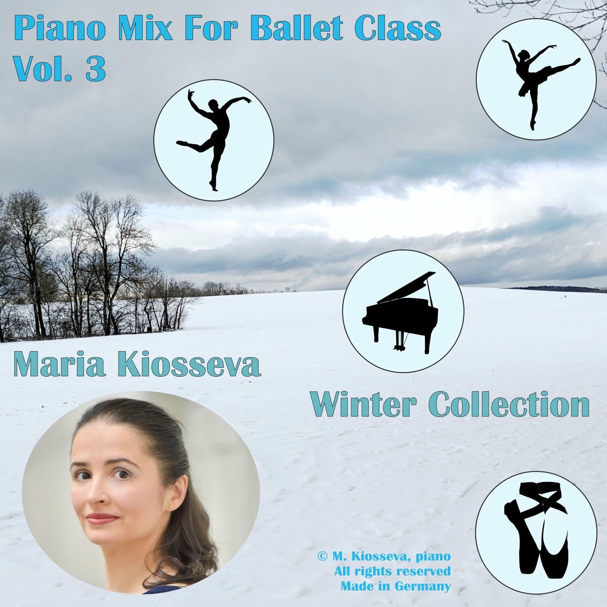 Album cover of Piano Mix For Ballet Class Vol. 3 - Winter Collection