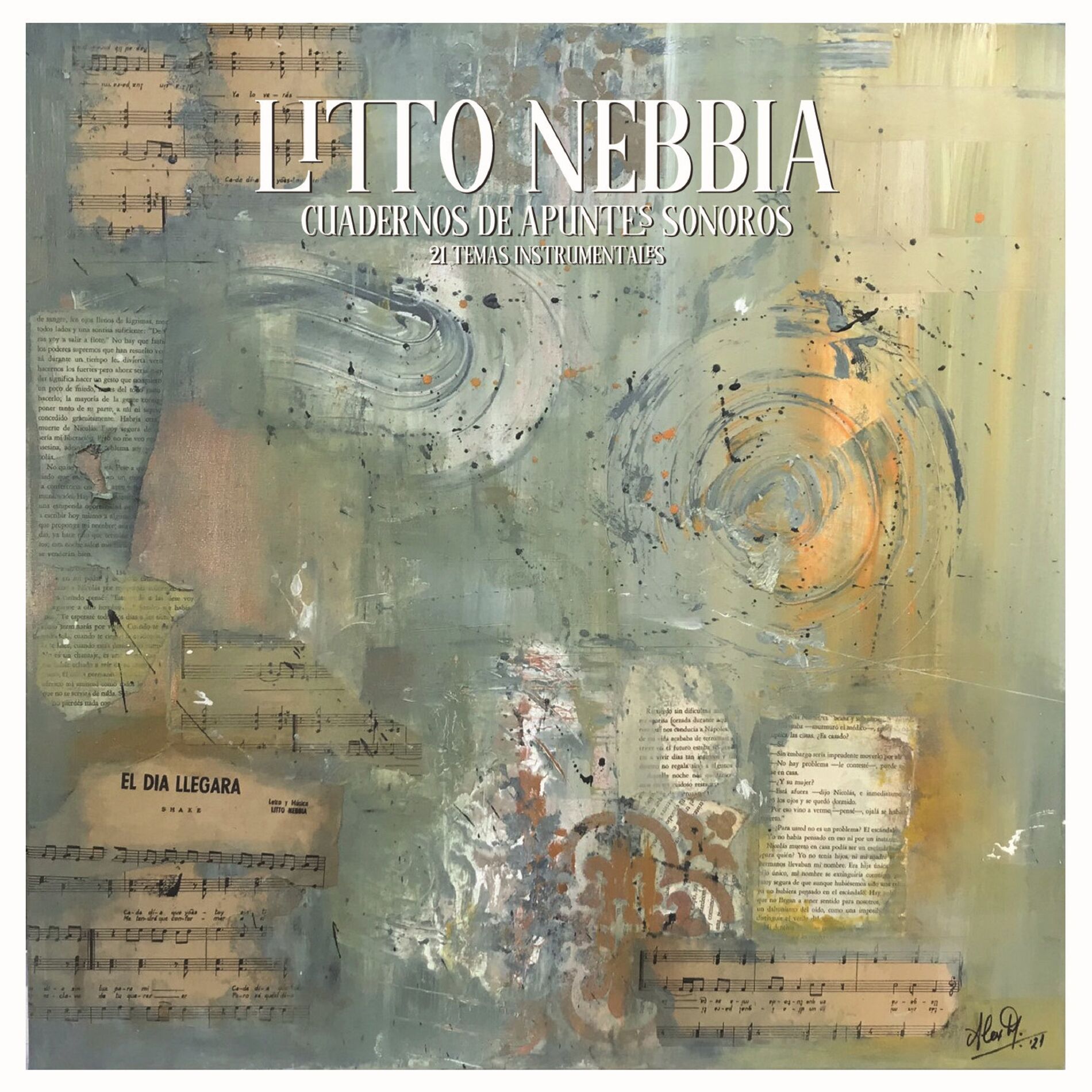 Album cover of Cuadernos de apuntes sonoros (21 temas instrumentales)