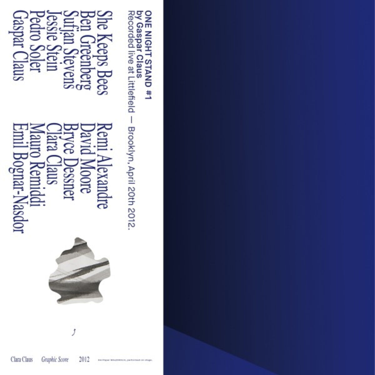 Album cover of One Night Stand by Gaspar Claus (#1 Live in Brooklyn)