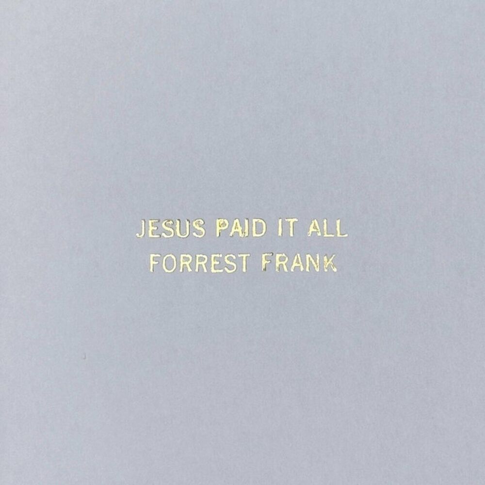 Picture of Jesus Paid It All
