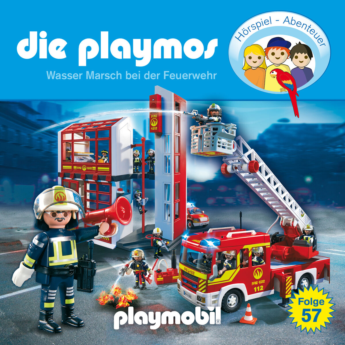 Album cover of Folge 57: Wasser Marsch bei der Feuerwehr, Teil 4
