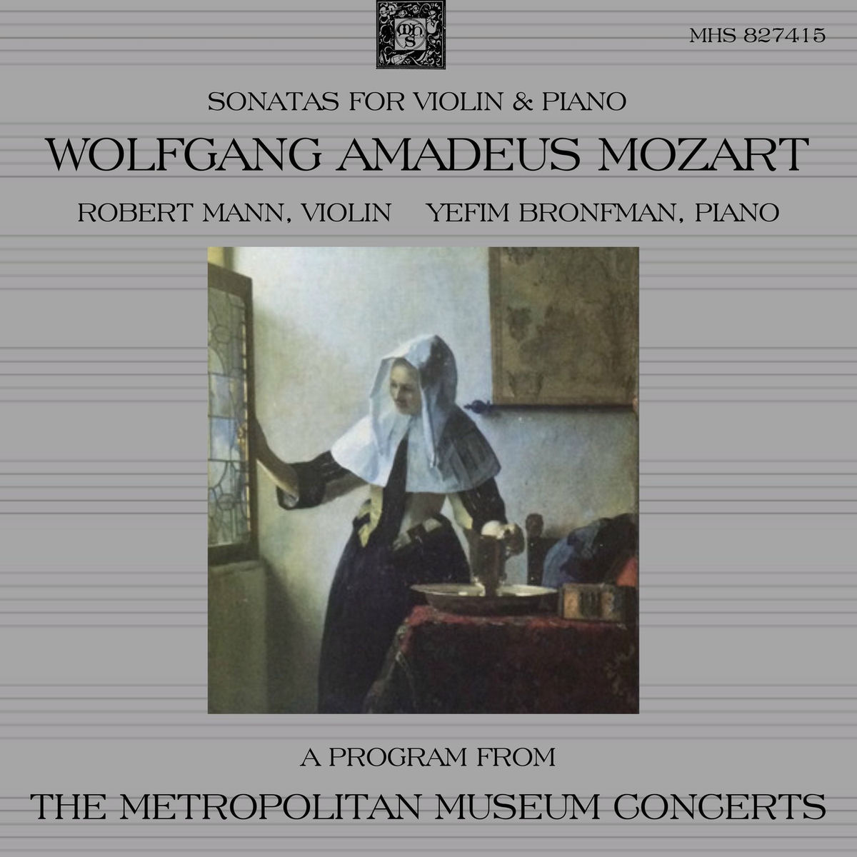 Album cover of Mozart: Sonatas for Violin & Piano