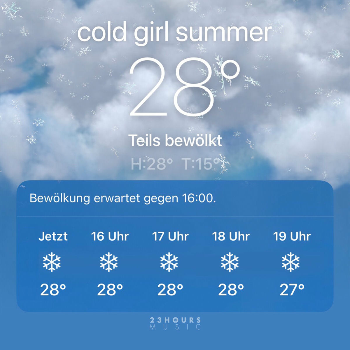 Album cover of cold girl summer