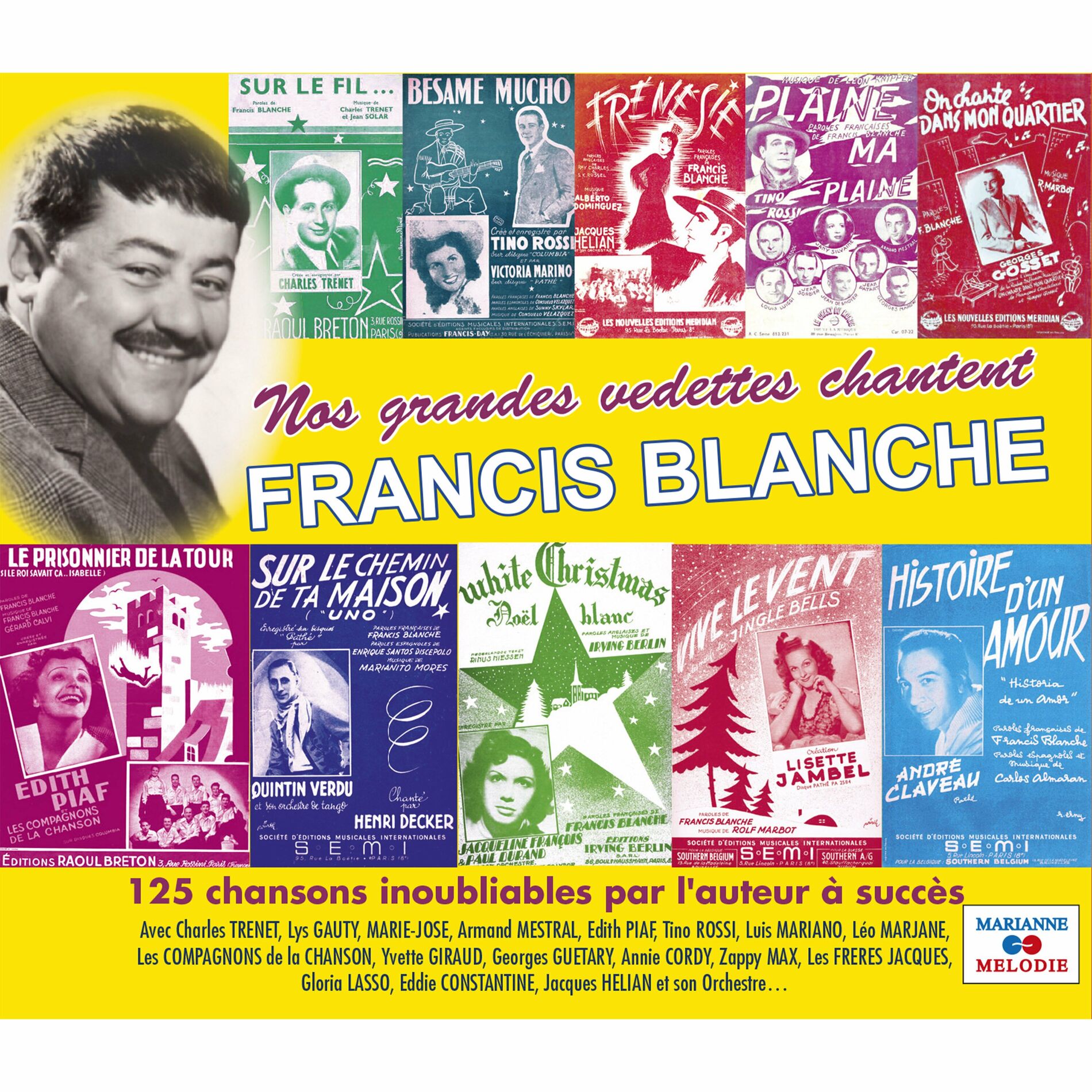 Album cover of Nos grandes vedettes chantent Francis Blanche