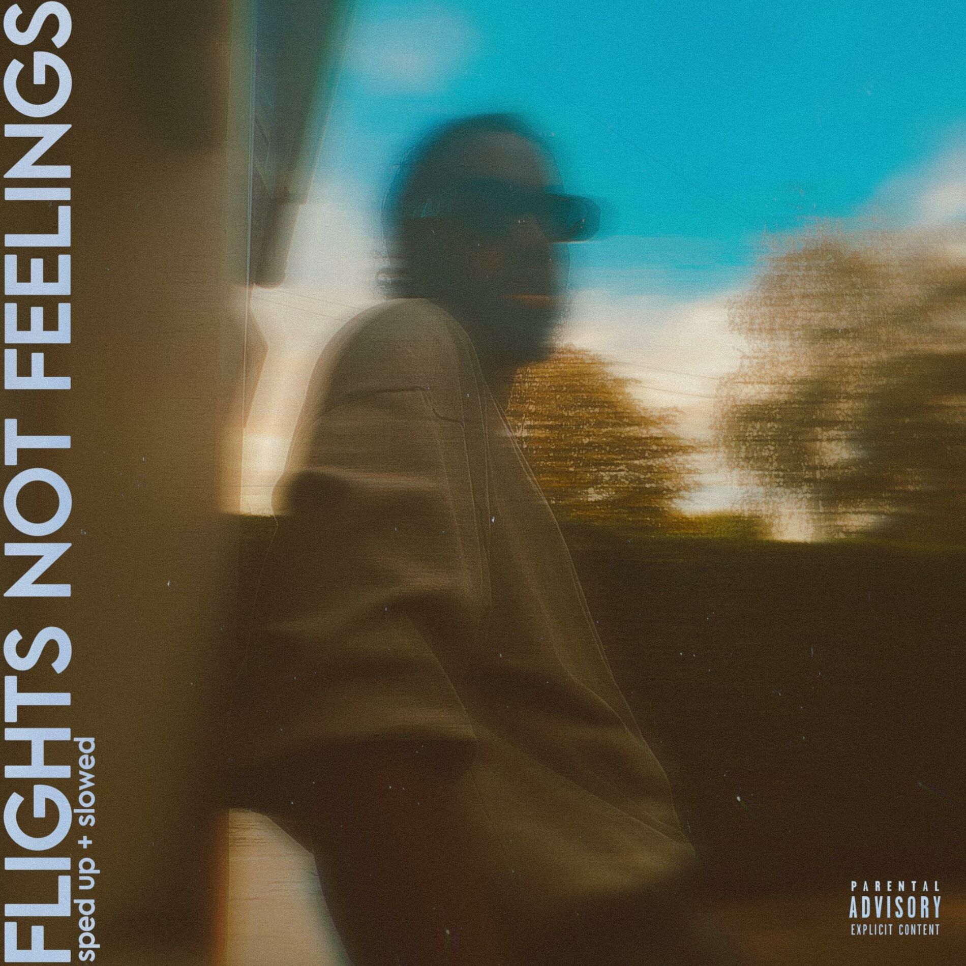 Album cover of flights not feelings (Sped Up + Slowed)