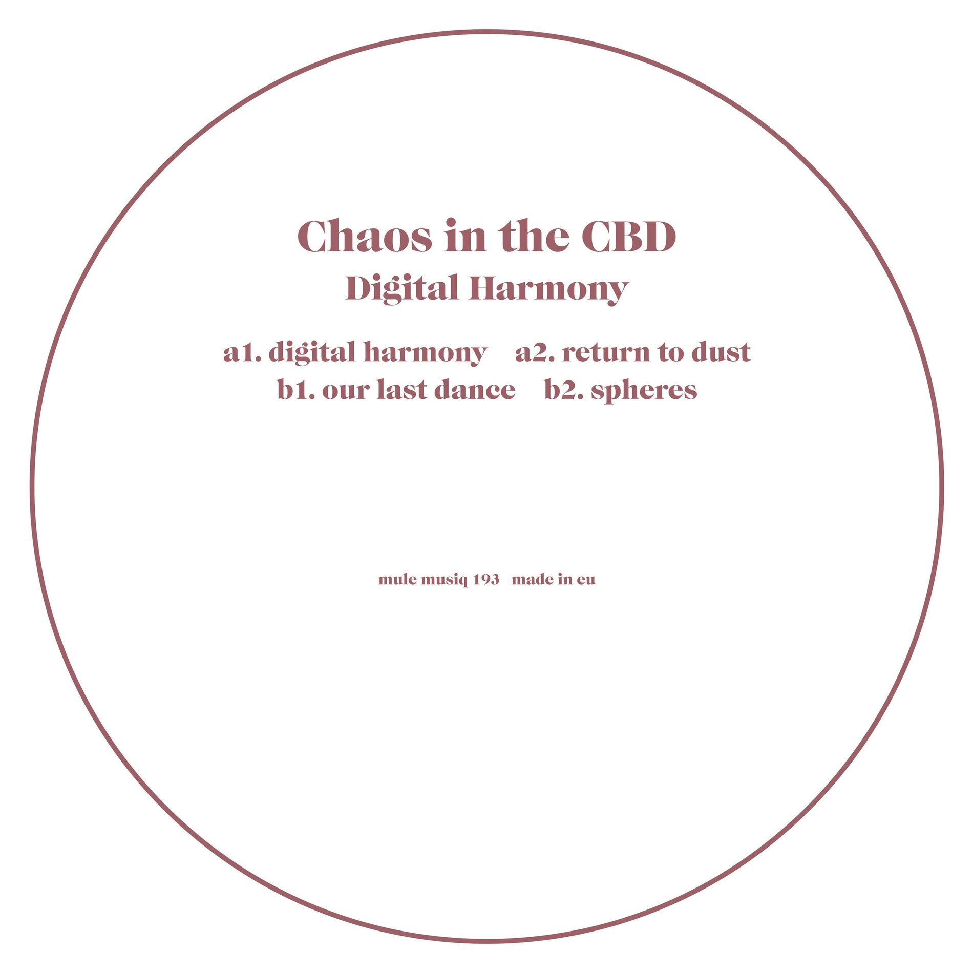 Album cover of Digital Harmony