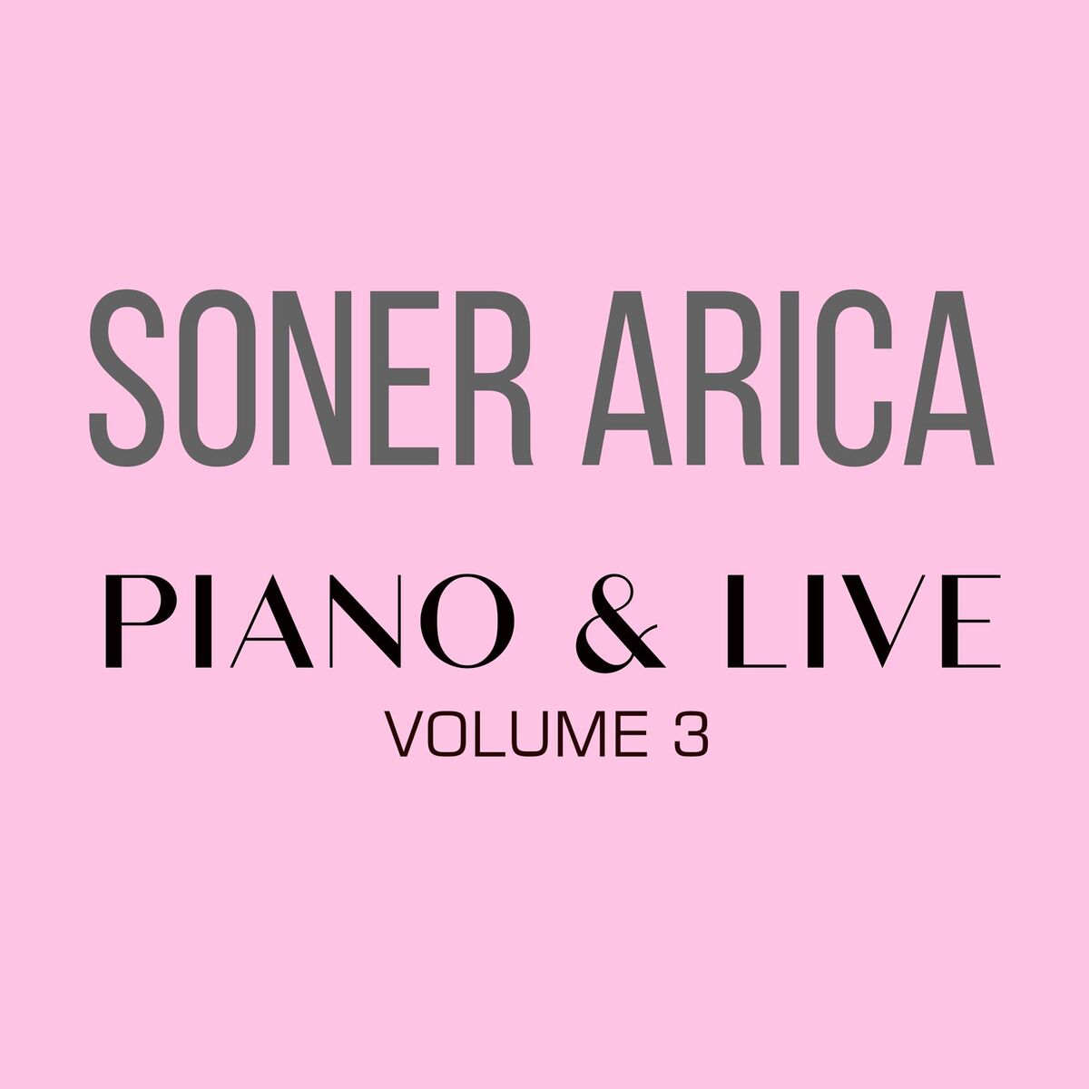 Album cover of Live & Piano, Volume 3
