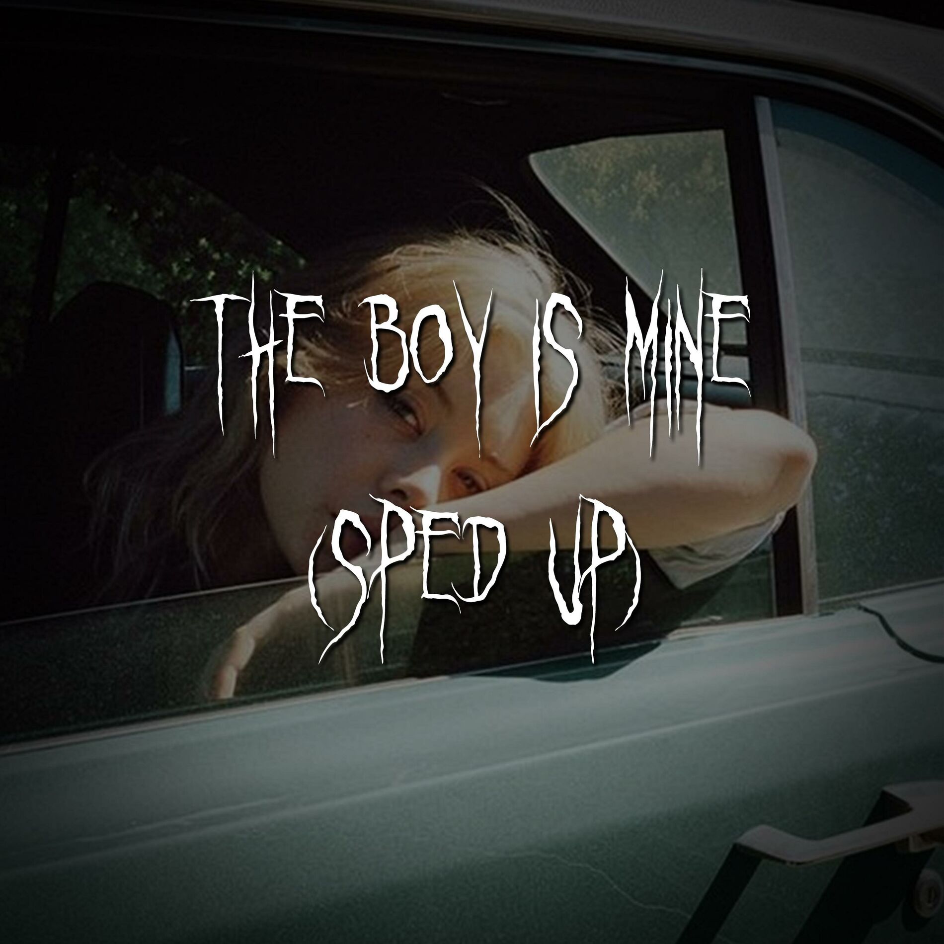 Album cover of the boy is mine (Sped up)