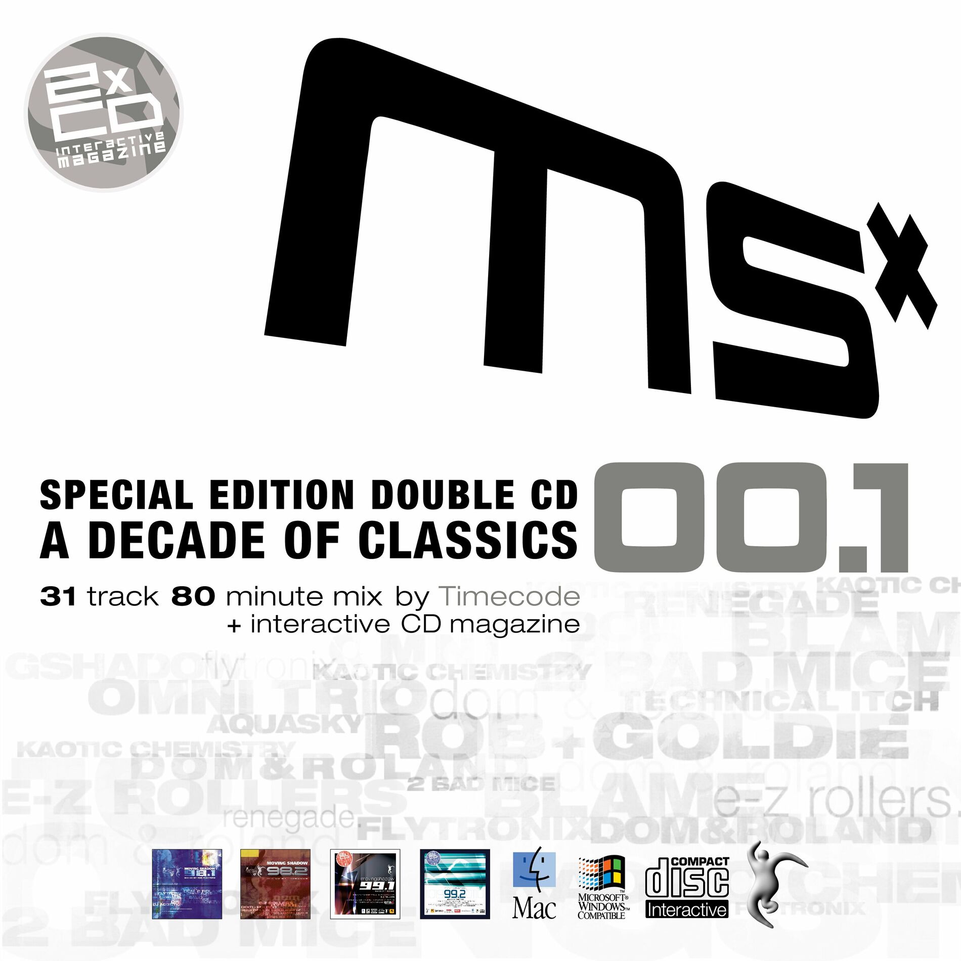 Album cover of Moving Shadow MSX00.1