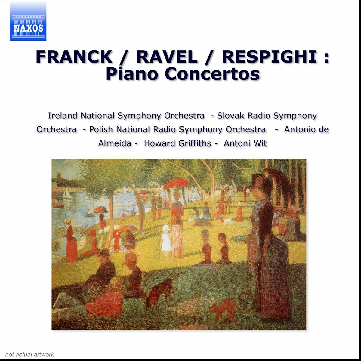 Album cover of Franck / Ravel / Respighi : Piano Concertos
