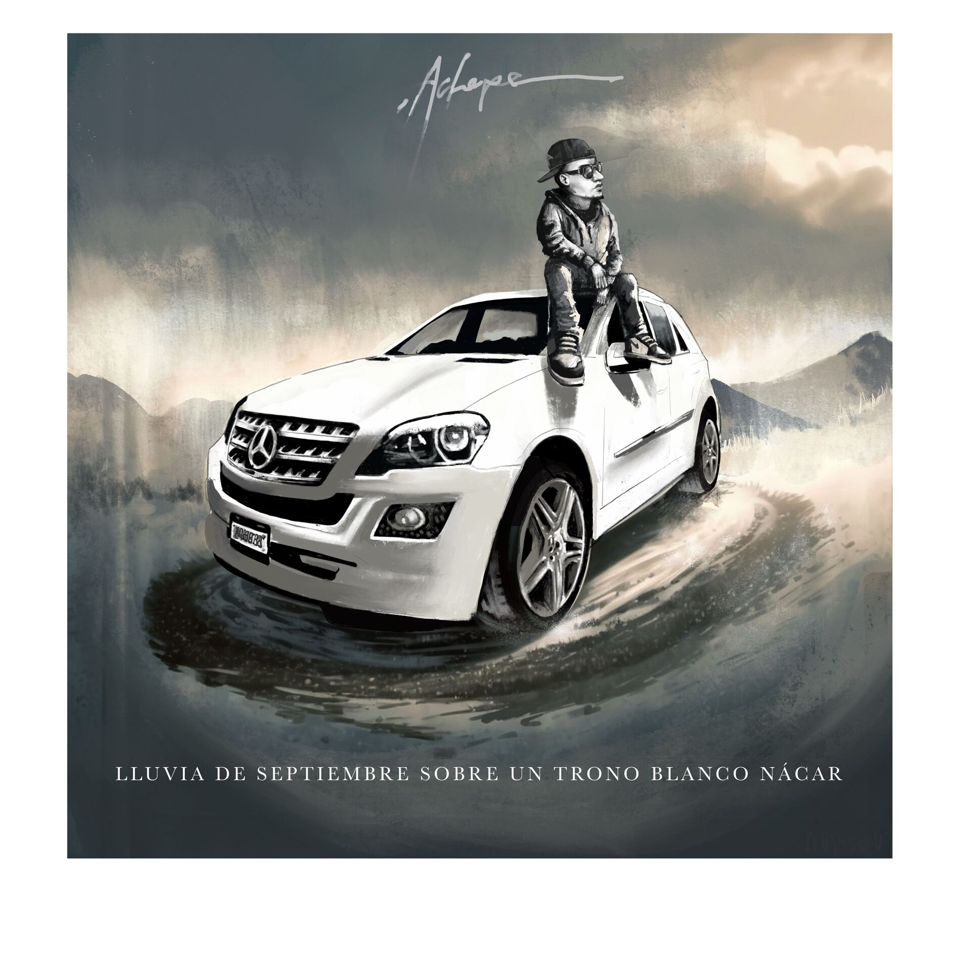 Album cover of Lluvia de Septiembre Sobre un Trono Blanco Nácar