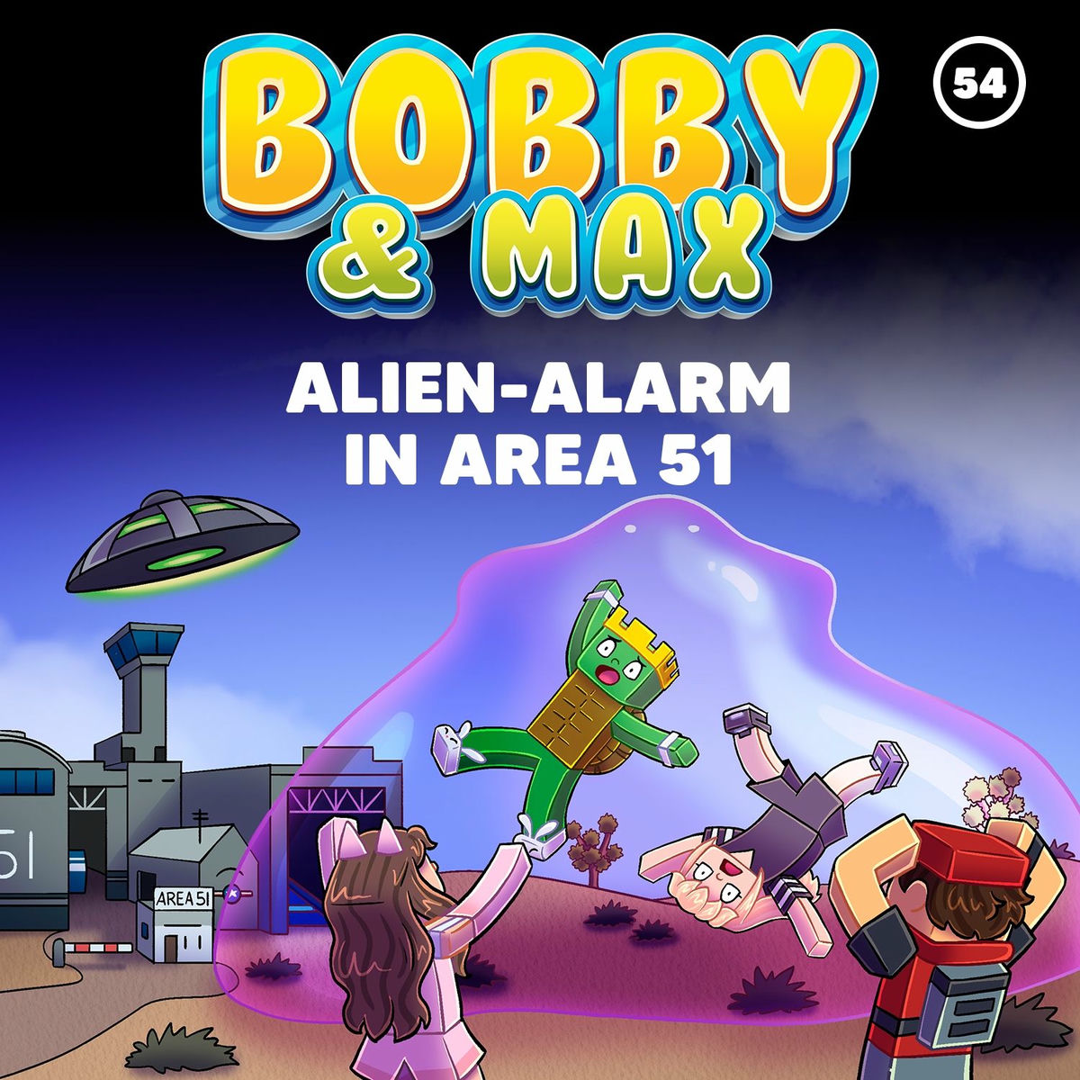 Album cover of Folge 54: Alien-Alarm in Area 51