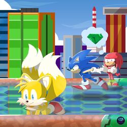 Cover of Grand Metropolis Synthwave Techo (From "Sonic Heroes") (Cover)
