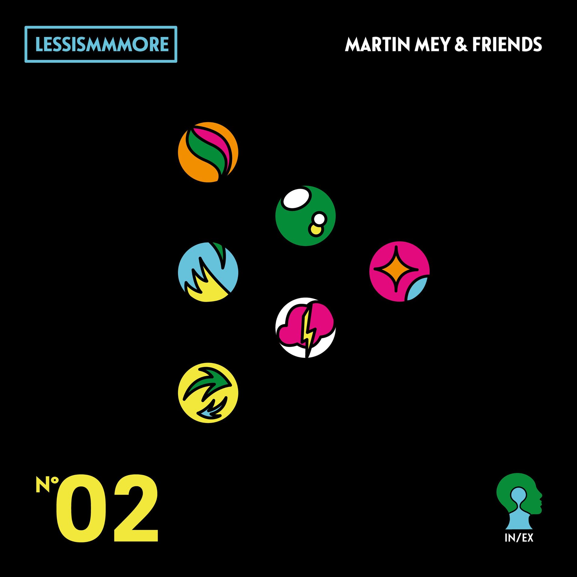 Album cover of IN/EX #2 - MARTIN MEY & FRIENDS - LESSISMMMORE