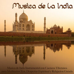 Cover of Musica de la India - Musica de Indu Instrumental con Cuencos Tibetanos para Meditaciòn Zen, Despertar Espiritual y Relajacion Guia