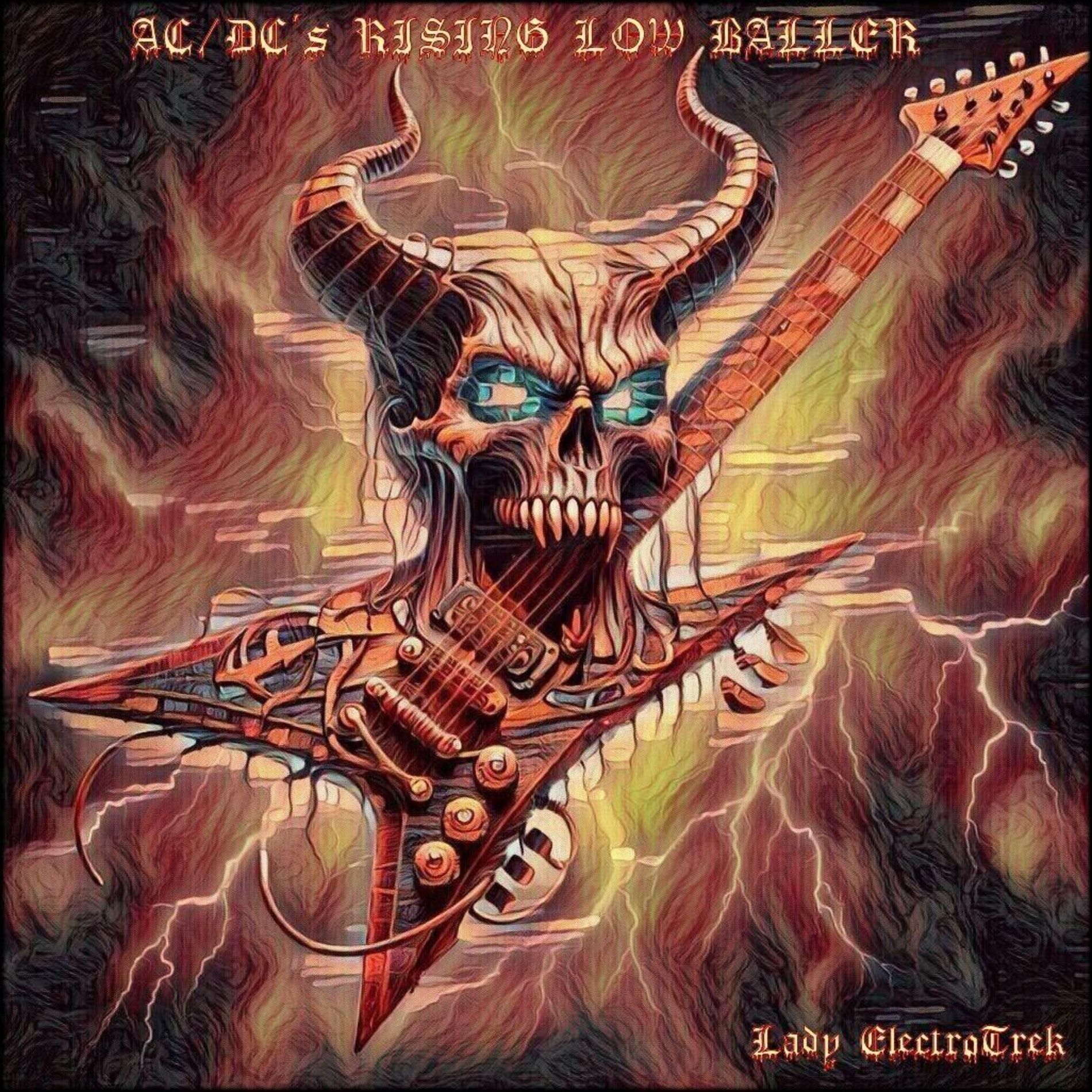 Album cover of AC/DC's Rising Low Baller
