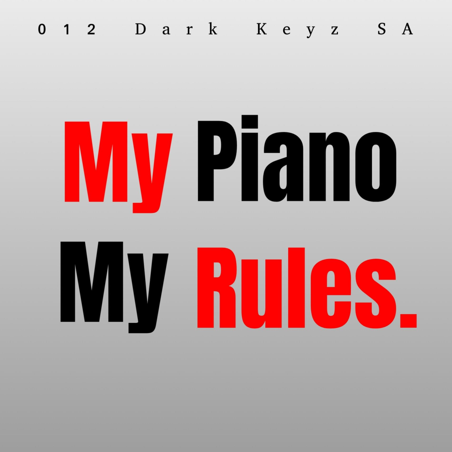 Album cover of My Piano My Rules