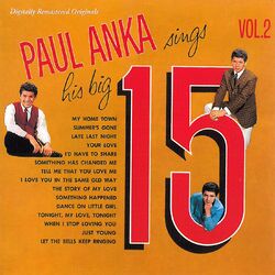 Cover of Paul Anka Sings His Big 15 (Vol. 2 / Remastered)