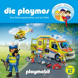 Cover of Folge 82: Drei Rettungseinsätze und ein Dieb (Das Original Playmobil Hörspiel)