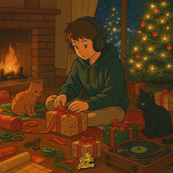 Wrapping Presents with lofi beats