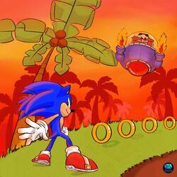 Cover of Angel Island Zone SynthWave (From "Sonic the Hedgehog 3") [Cover]
