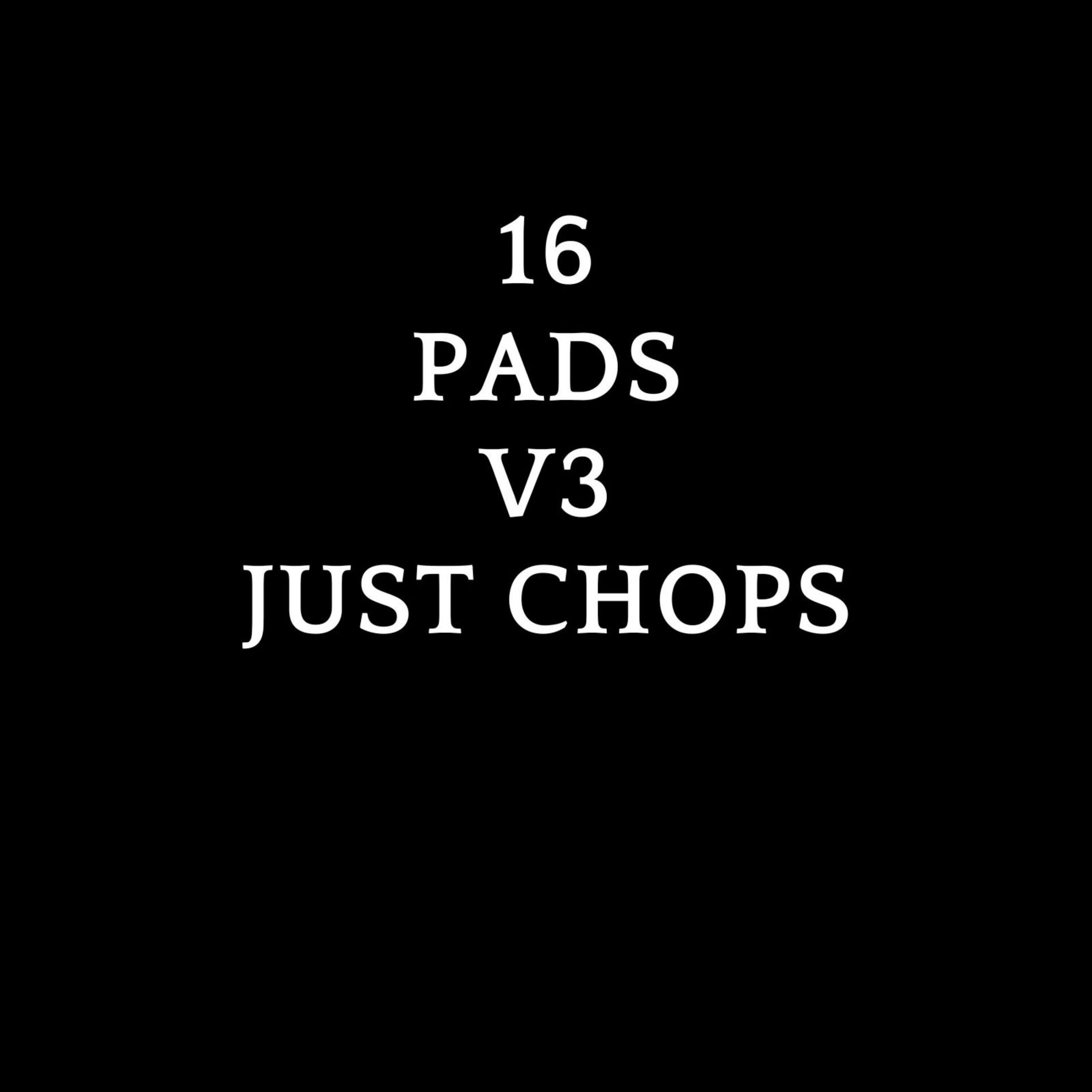 Album cover of 16 pads v3 just chops