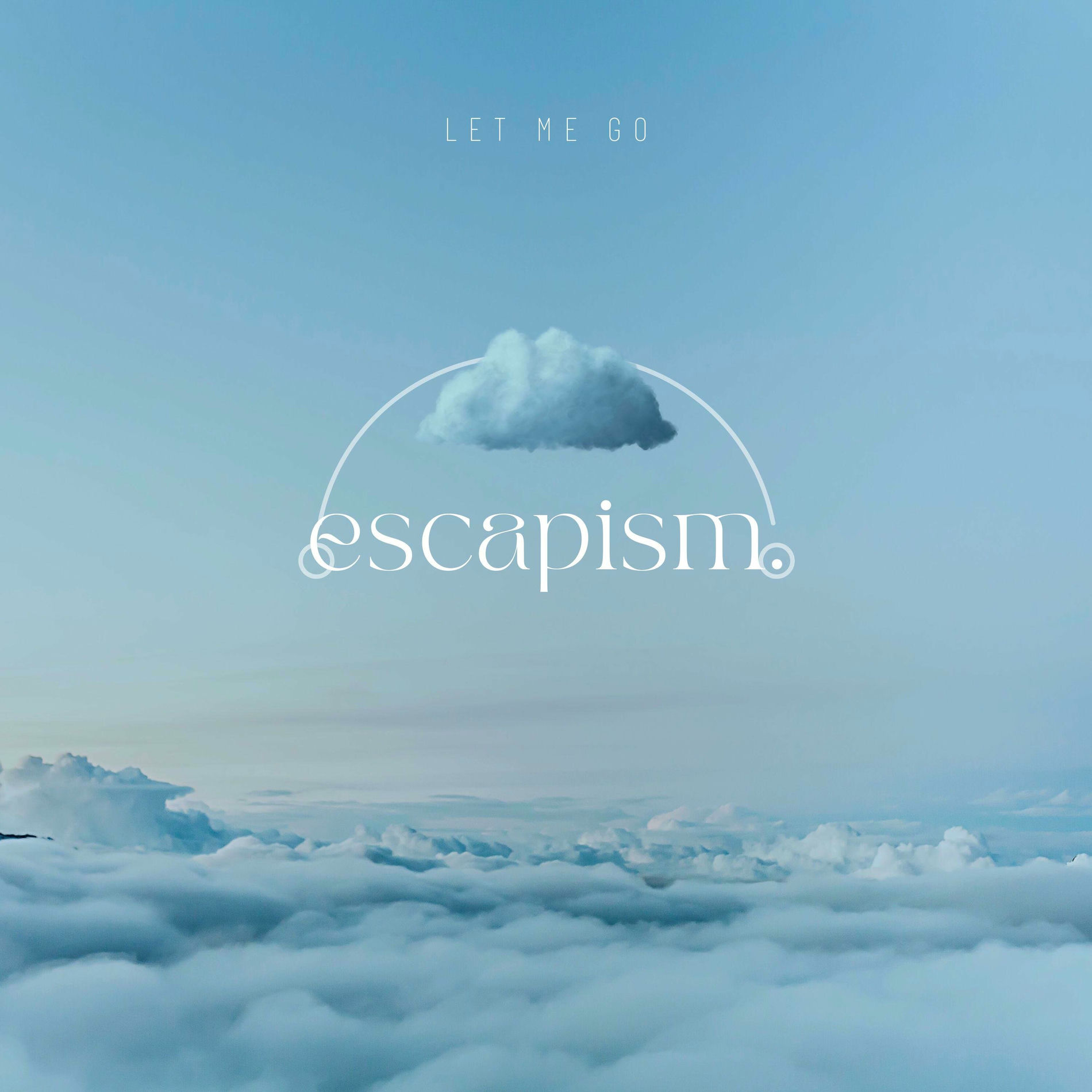 Album cover of escapism. hypertechno (sped up)
