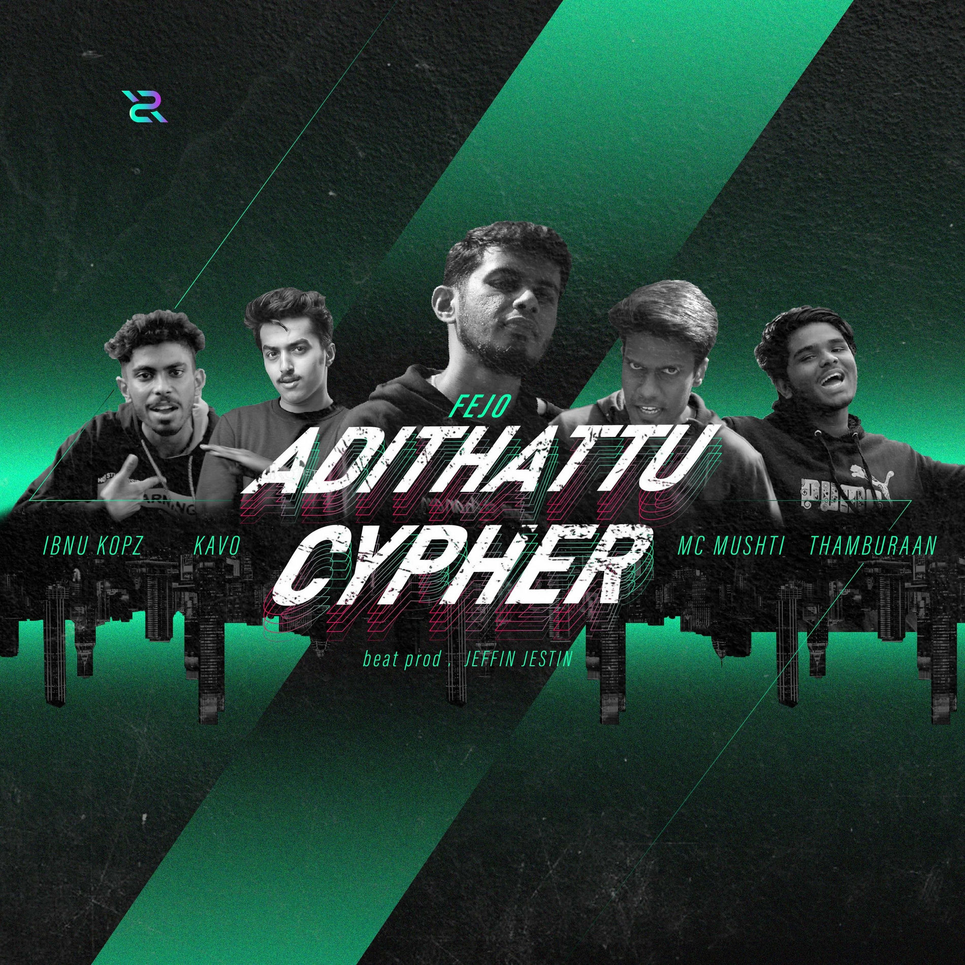 Album cover of Adithattu Cypher (feat. MC Mushti, Kavo, Ibnu Kopz & Thamburaan)