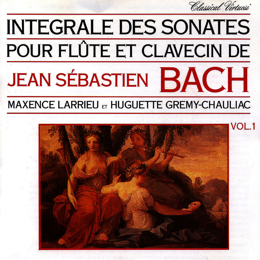 Picture of Jean-Sébastien Bach - Intégrale Pour Flûte Et Clavecin Vol. 1