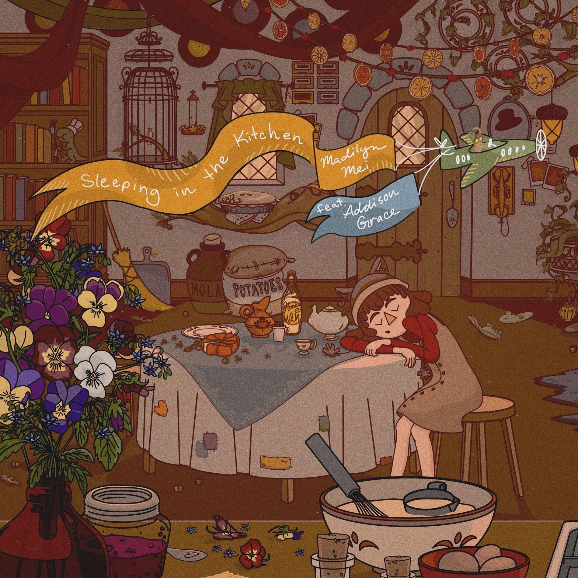 Album cover of Sleeping in the Kitchen (feat. Addison Grace)