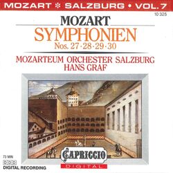 Cover of Mozart: Symphonien Nos. 27, 28, 29, 30