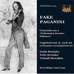 Cover of Fake Paganini Recordings 1936 - 1943