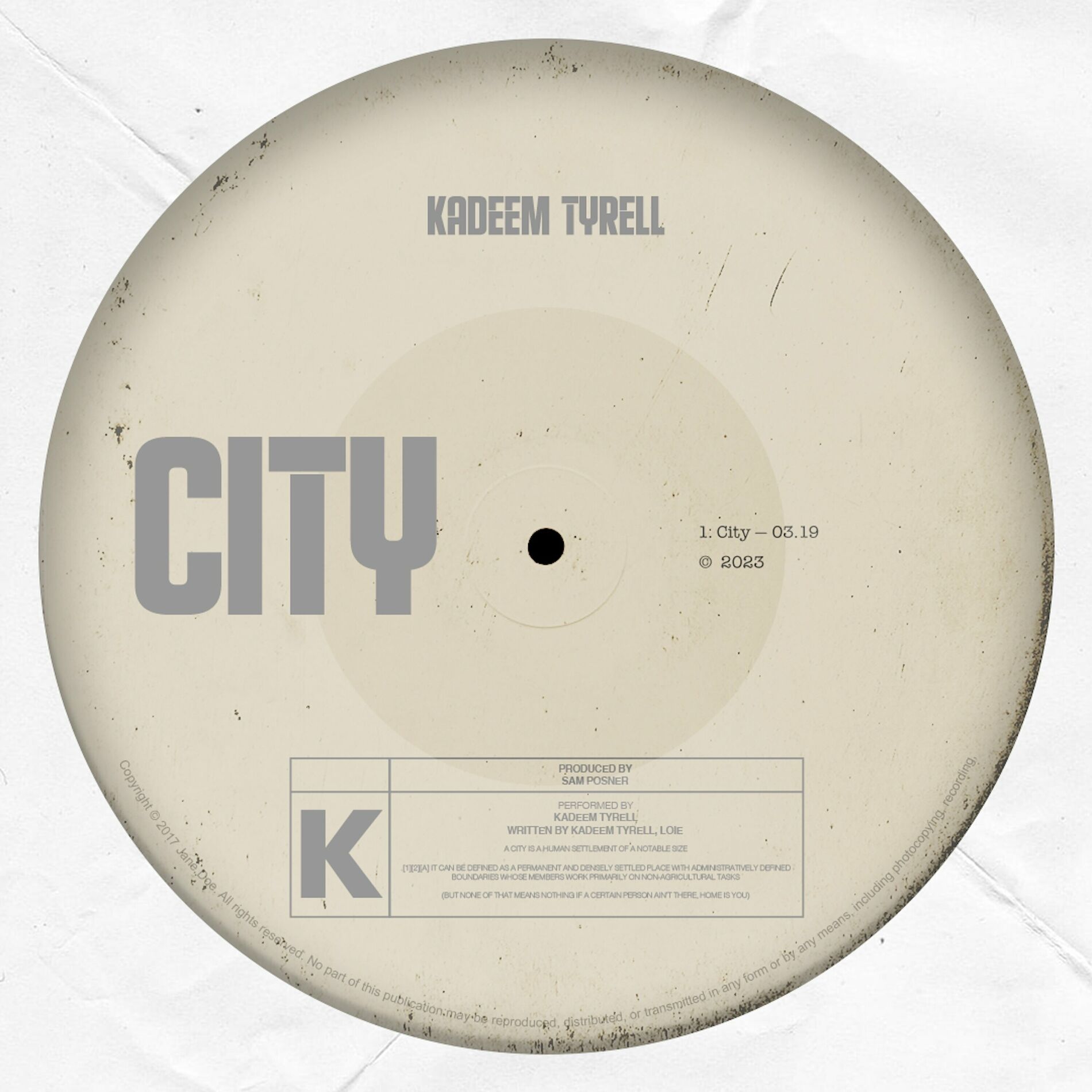 Album cover of City