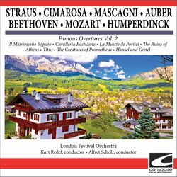 Cover of Famous Overtures Vol. 2 - Il Matrimonio Segreto - Cavalleria Rusticana - La Muette de Portici - Die Ruinen von Athen - Titus - The