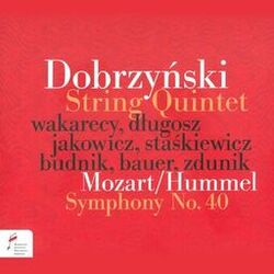 Cover of String Quintet, Symphony No.40