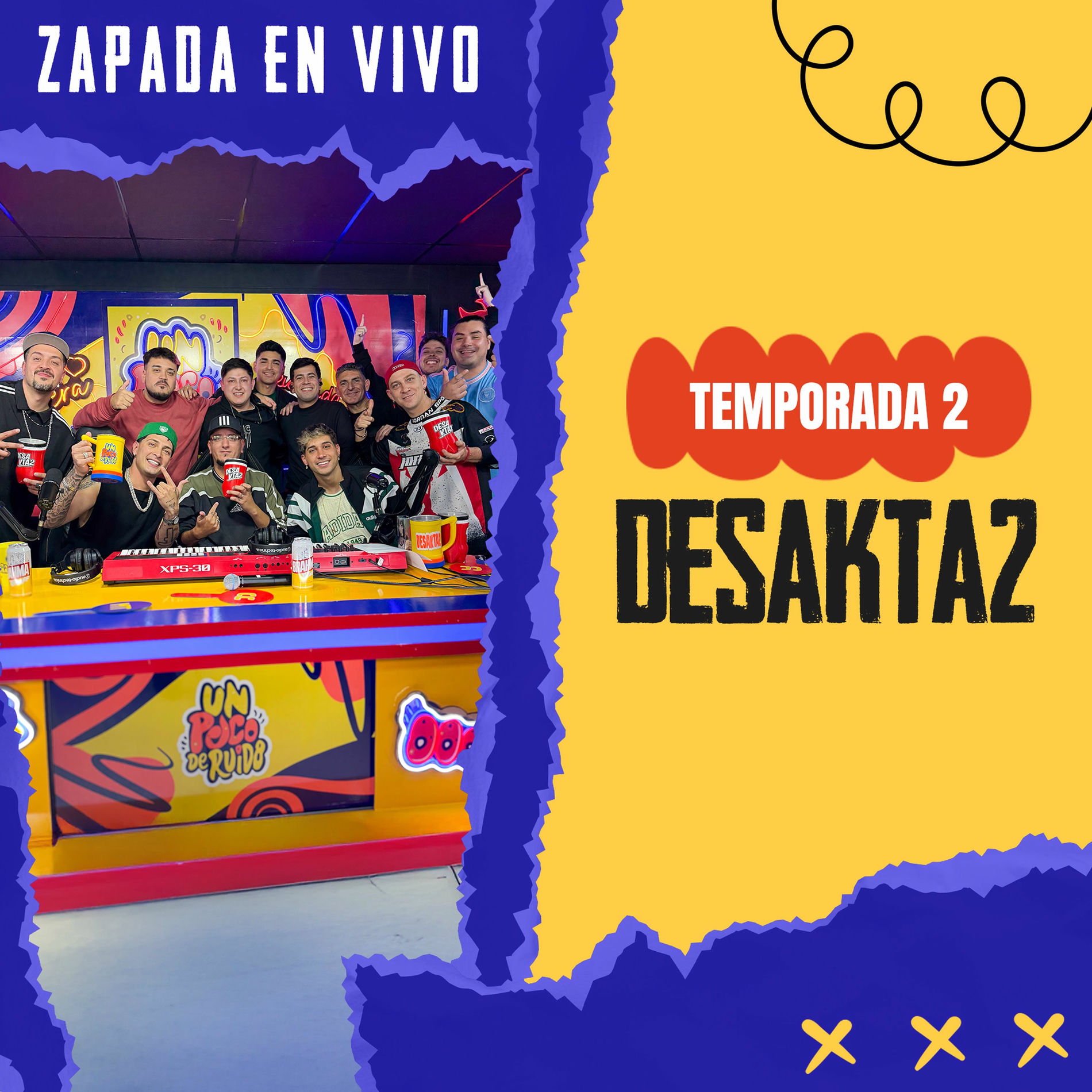 Album cover of DESAKTA2 / Zapada EN VIVO en UN POCO DE RUIDO !