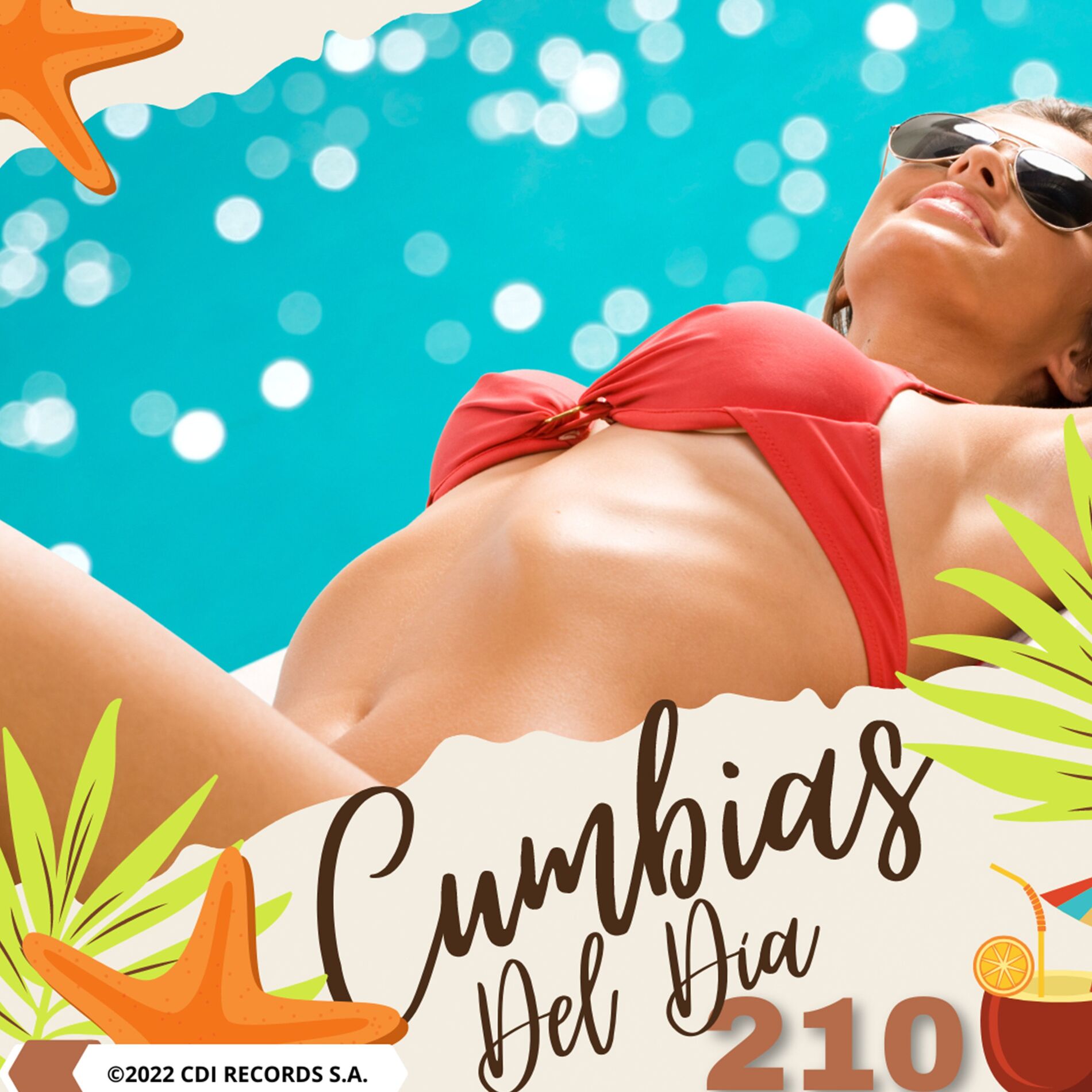 Album cover of Cumbias Del Dia 210