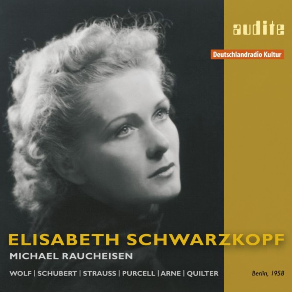 Picture of Elisabeth Schwarzkopf sings Lieder by Wolf, Schubert, Strauss, Purcell, Arne & Quilter