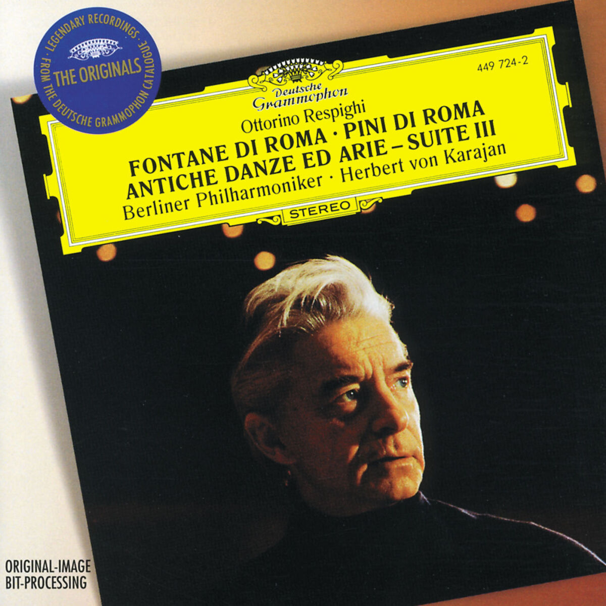 Album cover of Respighi: The Fountains of Rome; The Pines of Rome; Ancient Airs and Dances - Suite III / Boccherini: Quintettino / Albinoni: Adag