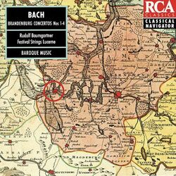 Cover of Bach: Brandenburg Concertos Vol. 1 - Classical Navigator
