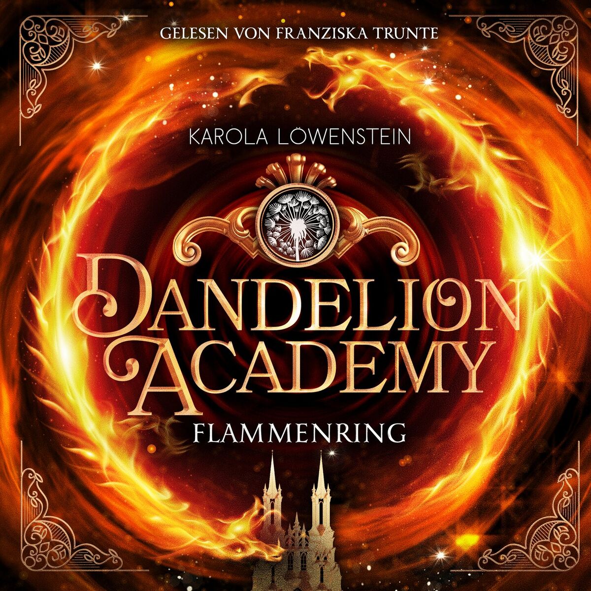Album cover of Flammenring - Dandelion Academy, Buch 1 (ungekürzt)