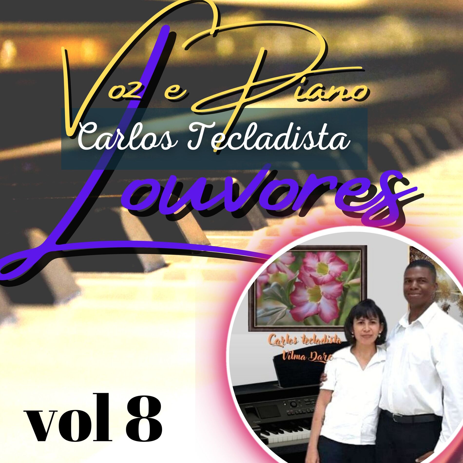 Album cover of Louvores Voz e Piano Vol 8