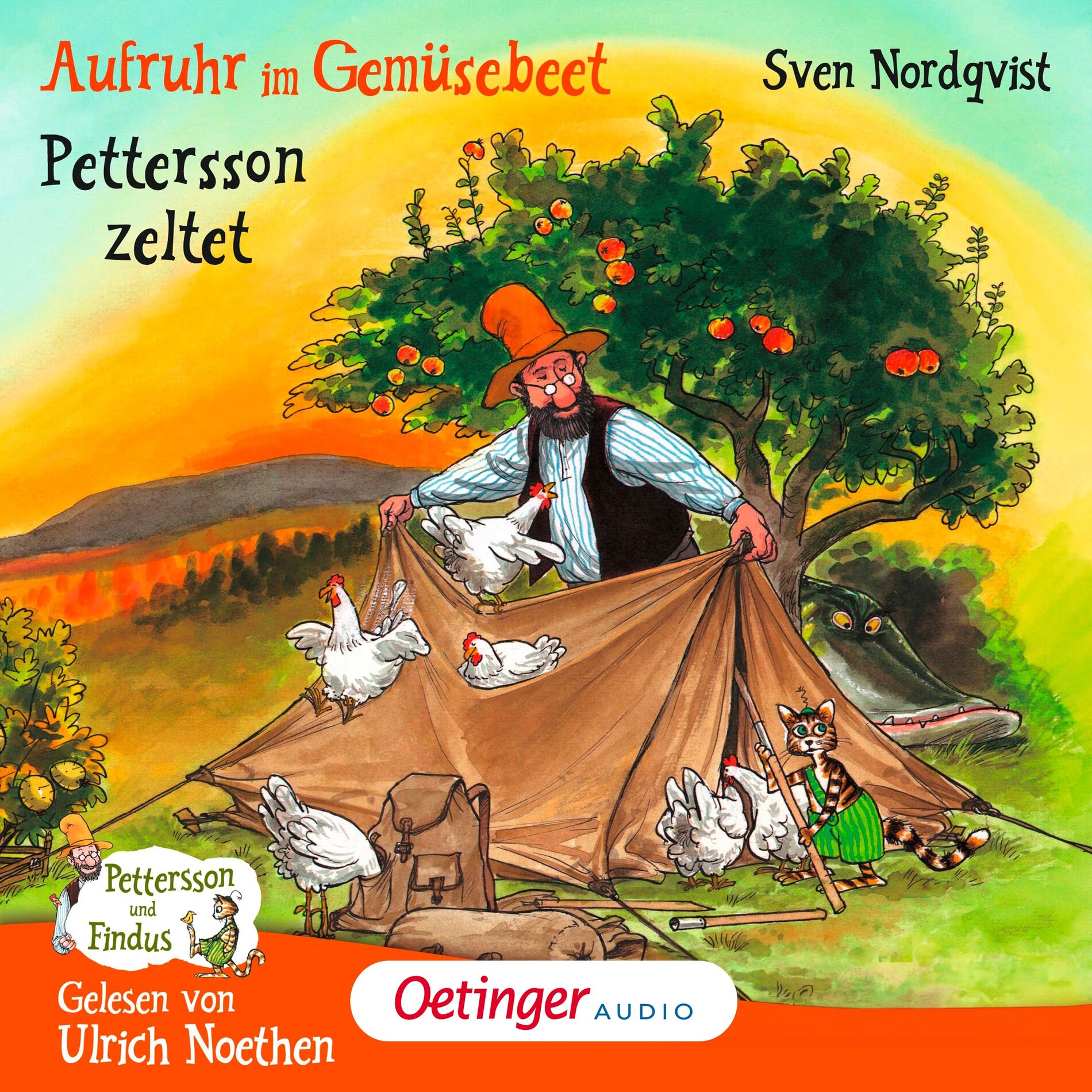 Album cover of Pettersson und Findus. Aufruhr im Gemüsebeet / Pettersson zeltet