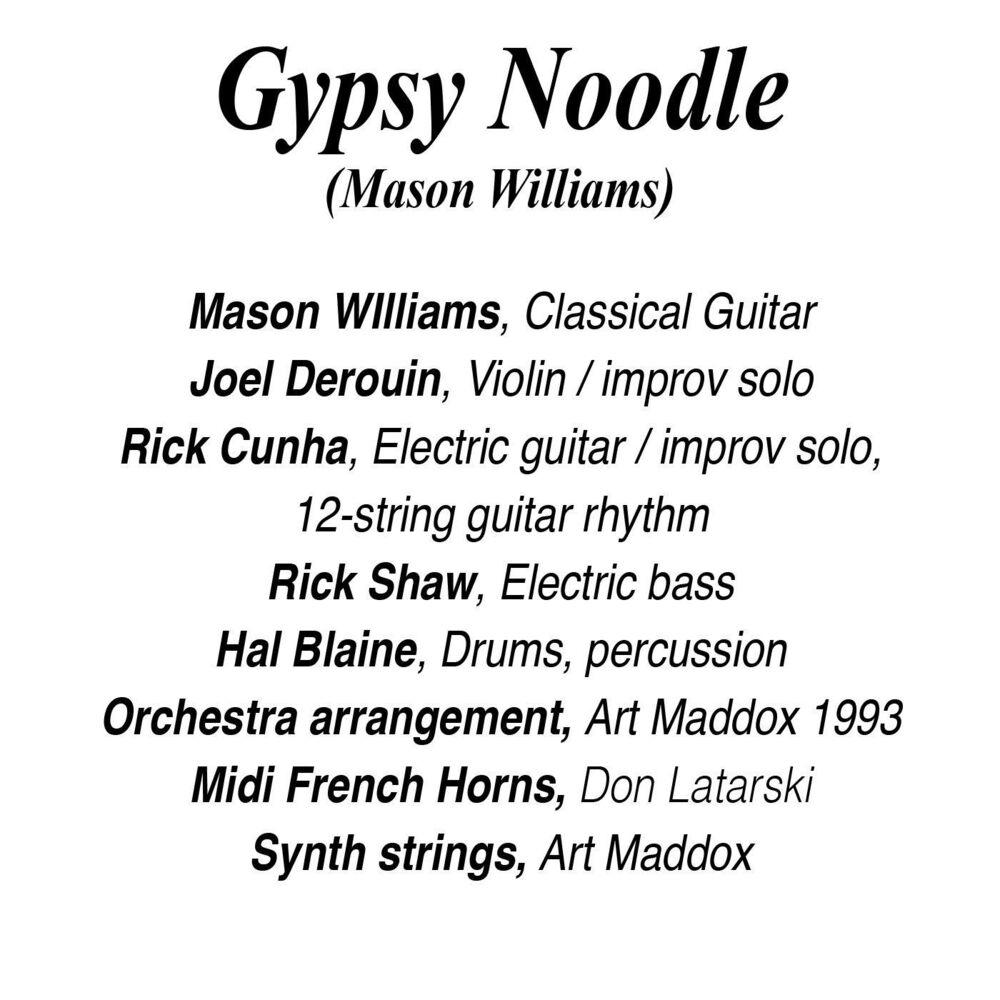 Picture of Gypsy Noodle