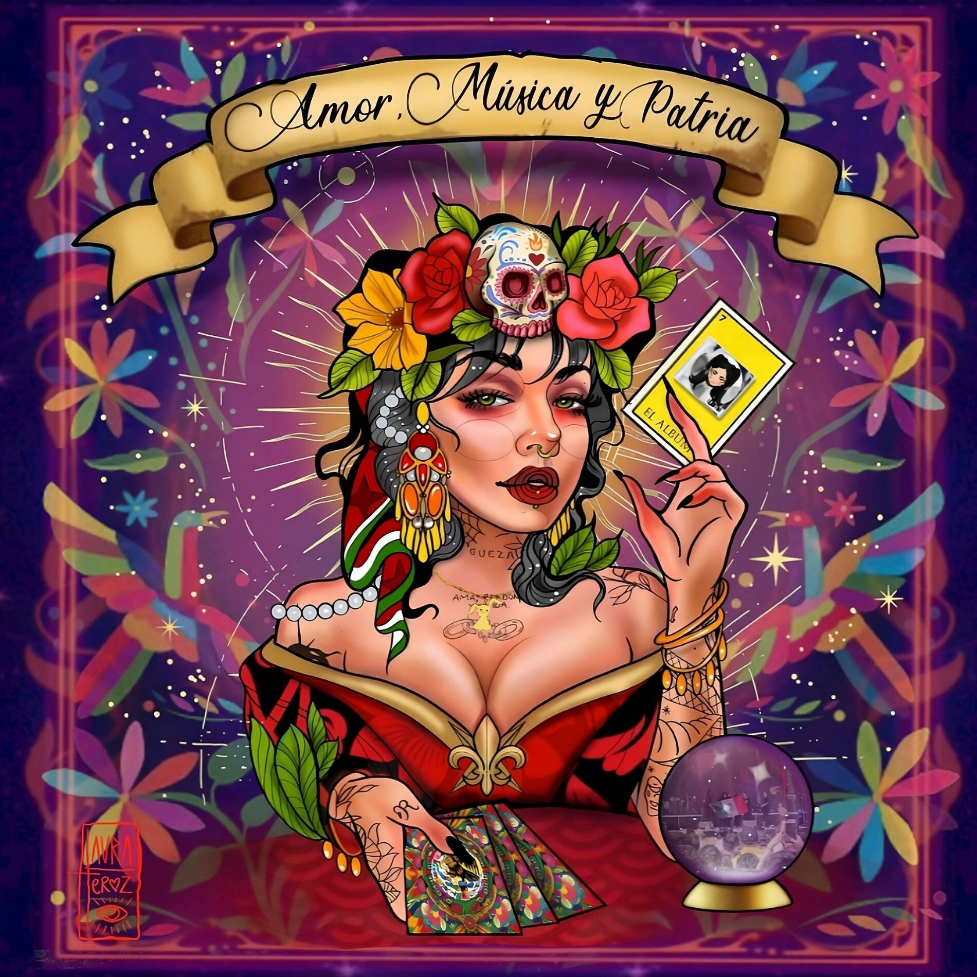 Album cover of Amor, Música y Patria
